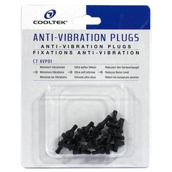 Fixations Ventilo Anti Vibrations - Pack de 8 - Noir - 1